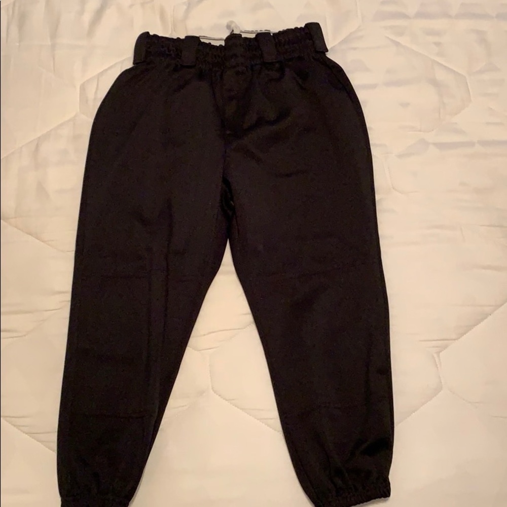 Black baseball pants
